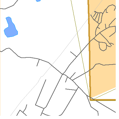 Zip code 35074 close-up map