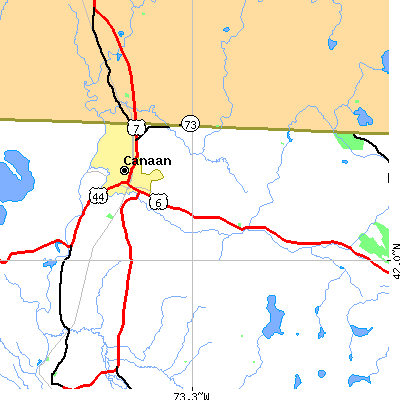 Zip code 06018 close-up map