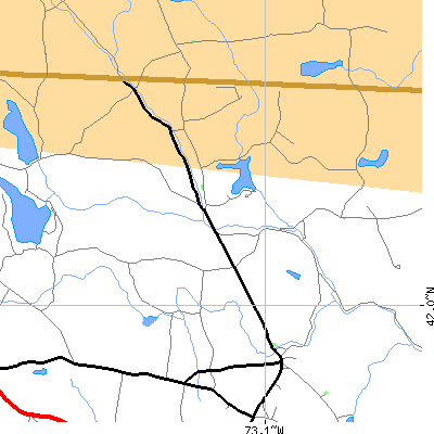 Zip code 06021 close-up map