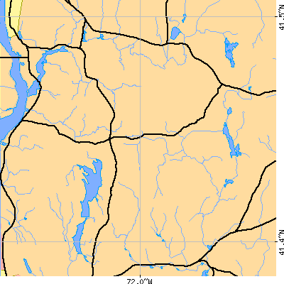 Zip code 06339 close-up map