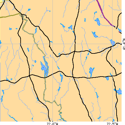 Zip code 06419 close-up map