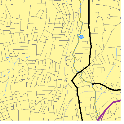 Zip code 06906 close-up map