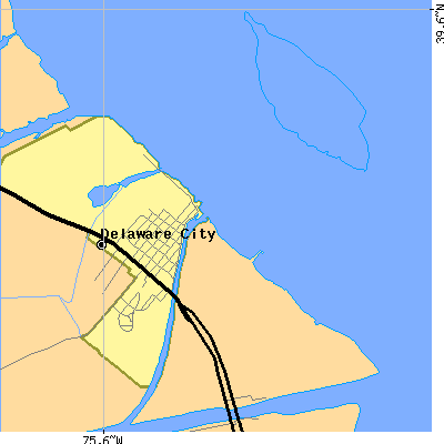 Zip code 19706 close-up map