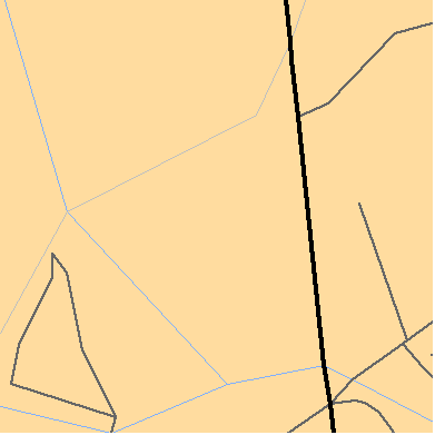 Zip code 19710 close-up map