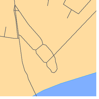Zip code 19733 close-up map