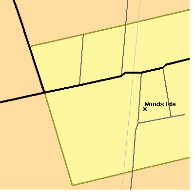 Zip code 19980 close-up map