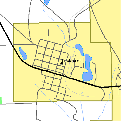 Zip code 36455 close-up map