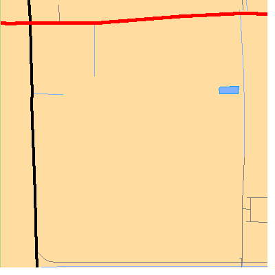 Zip code 33194 close-up map