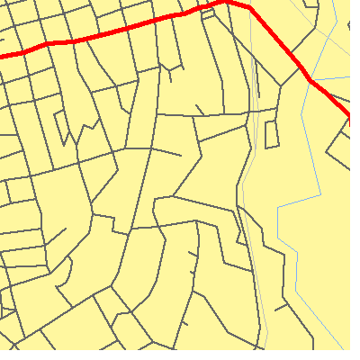Zip code 30602 close-up map