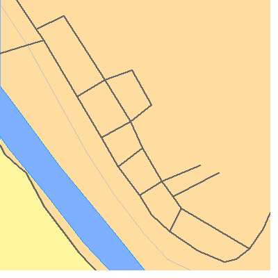 Zip code 30726 close-up map