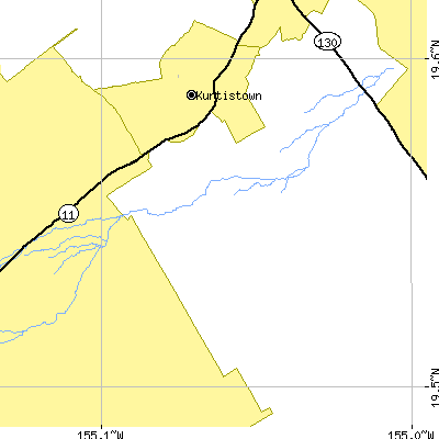 Zip code 96760 close-up map