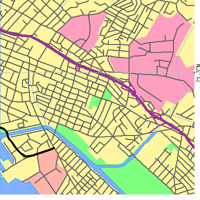 Zip code 96826 close-up map