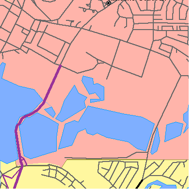 Zip code 96863 close-up map