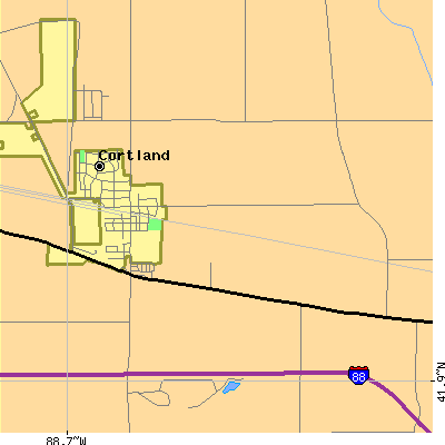Zip code 60112 close-up map