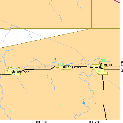 Zip code 60145 close-up map