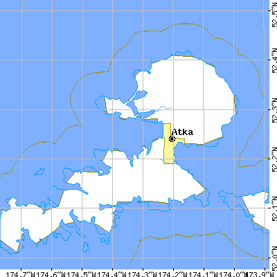Zip code 99547 close-up map