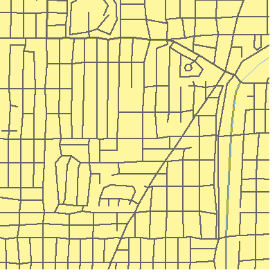 Zip code 60203 close-up map