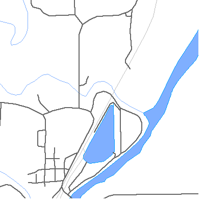Zip code 60557 close-up map