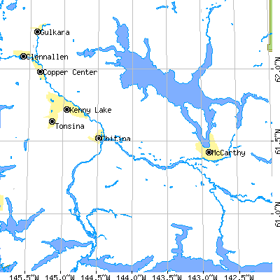 Zip code 99566 close-up map
