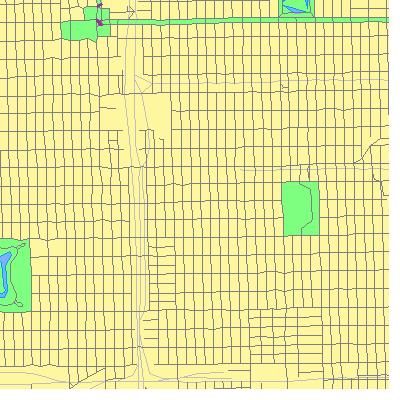 Zip code 60636 close-up map