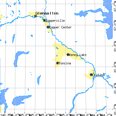 Zip code 99573 close-up map