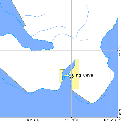 Zip code 99612 close-up map