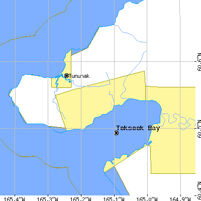 Zip code 99637 close-up map