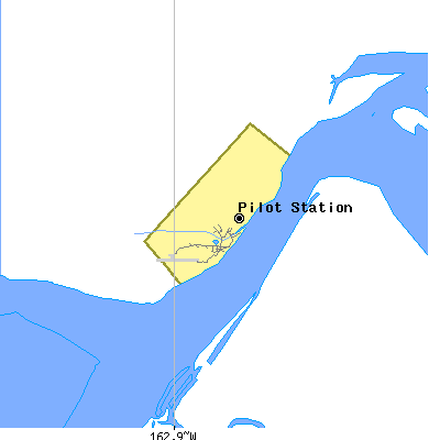 Zip code 99650 close-up map