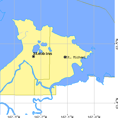 Zip code 99659 close-up map