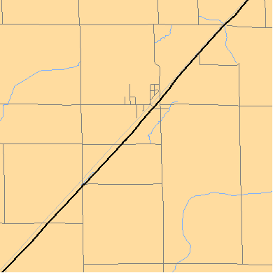 Zip code 62514 close-up map
