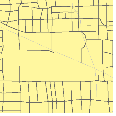 Zip code 46629 close-up map