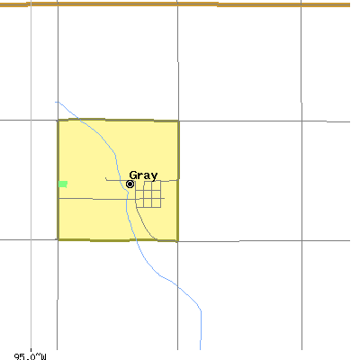 Zip code 50110 close-up map