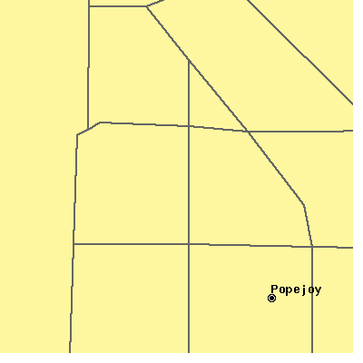 Zip code 50227 close-up map