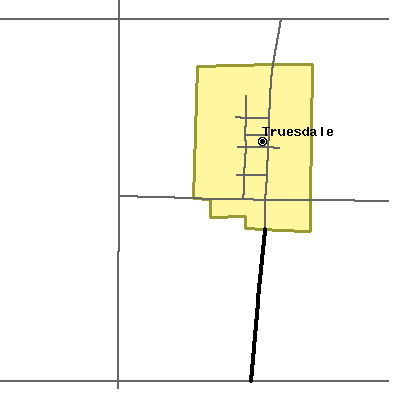 Zip code 50592 close-up map