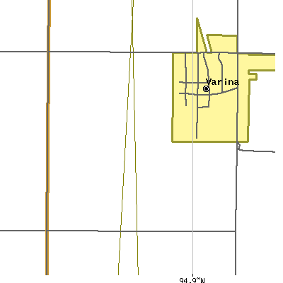 Zip code 50593 close-up map
