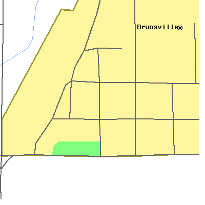Zip code 51008 close-up map