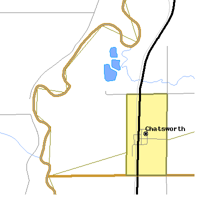 Zip code 51011 close-up map