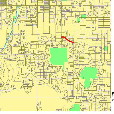 Zip code 85022 close-up map