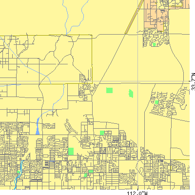 Zip code 85024 close-up map