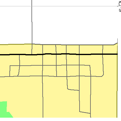 Zip code 51550 close-up map