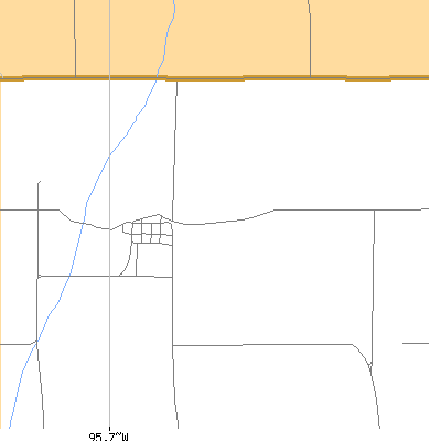 Zip code 51554 close-up map