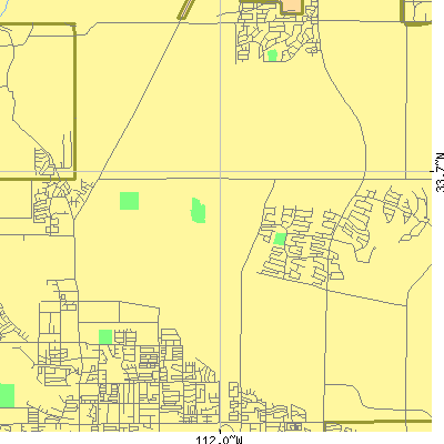 Zip code 85050 close-up map