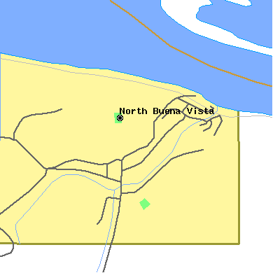 Zip code 52066 close-up map
