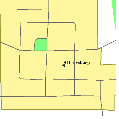 Zip code 52308 close-up map