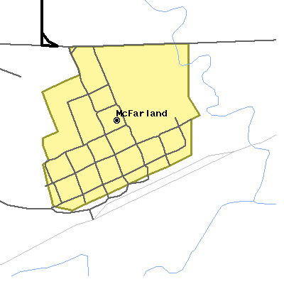 Zip code 66501 close-up map