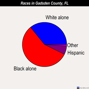 Gadsden County races chart