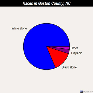 Gaston County races chart