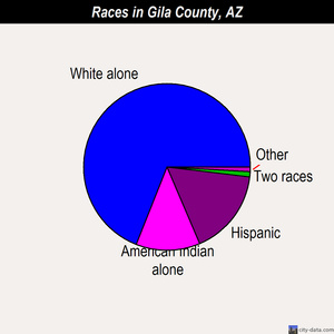 Gila County races chart