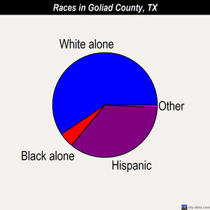 Goliad County races chart