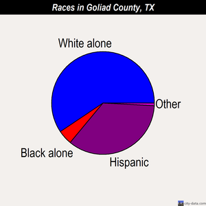Goliad County races chart